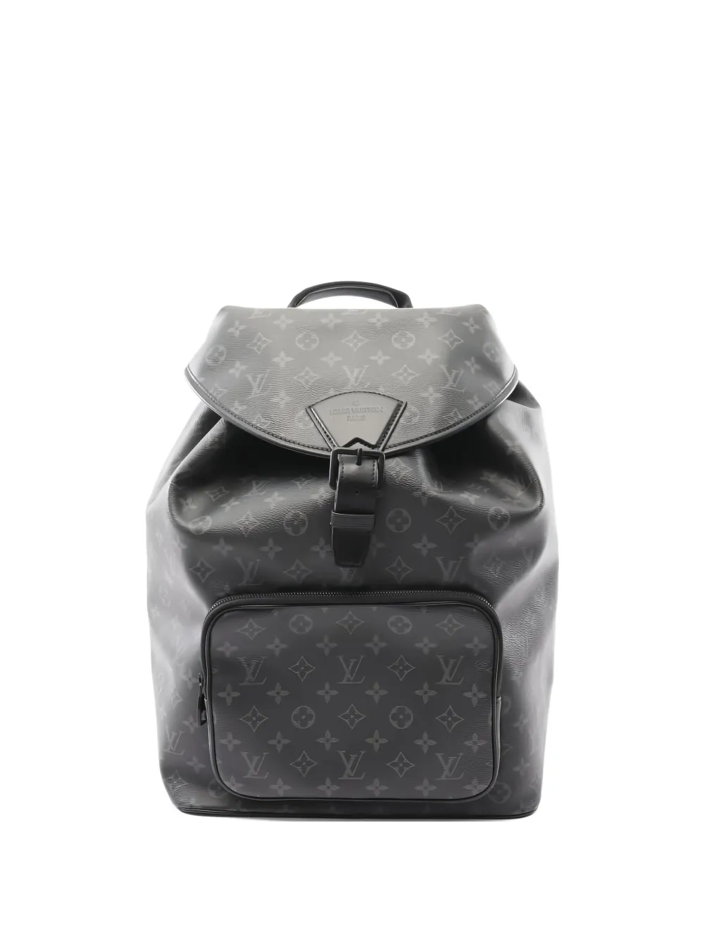 Louis Vuitton Pre-Owned 2021 Montsouris Monogram Backpack | Grey | Image 1