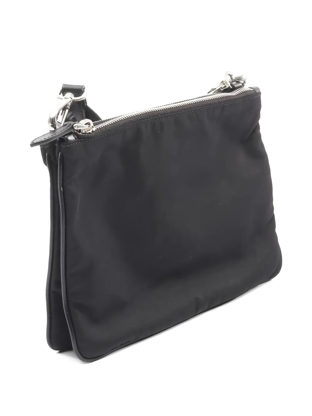 Prada Pre-Owned 2010s Re-Edition 2000 logo-plaque shoulder bag | Image 2