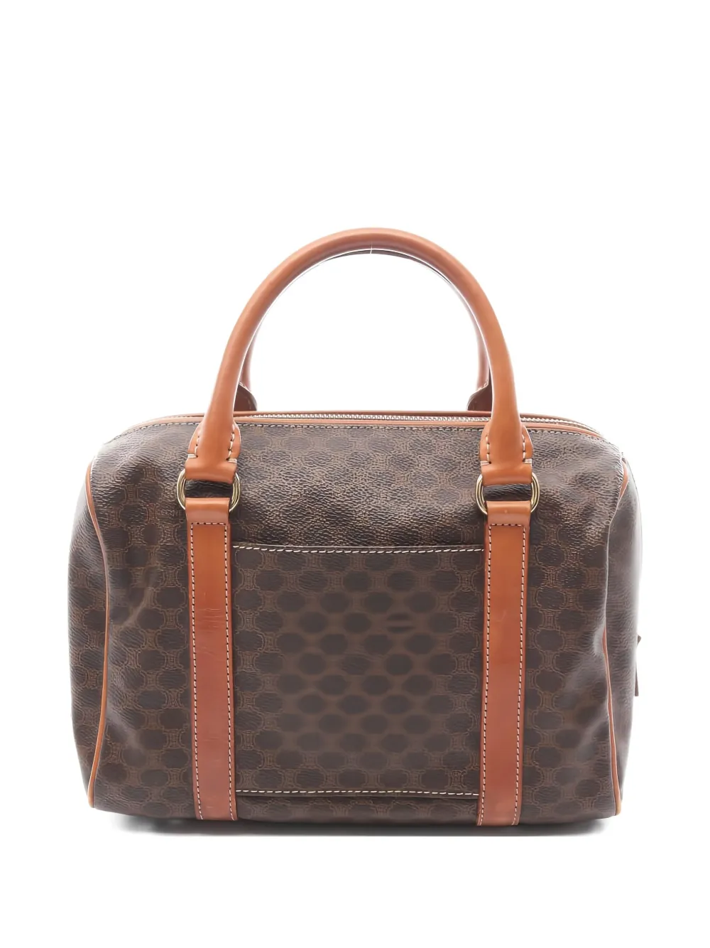 Celine Pre-Owned Borsa tote Macadam mini anni 2000 - Marrone