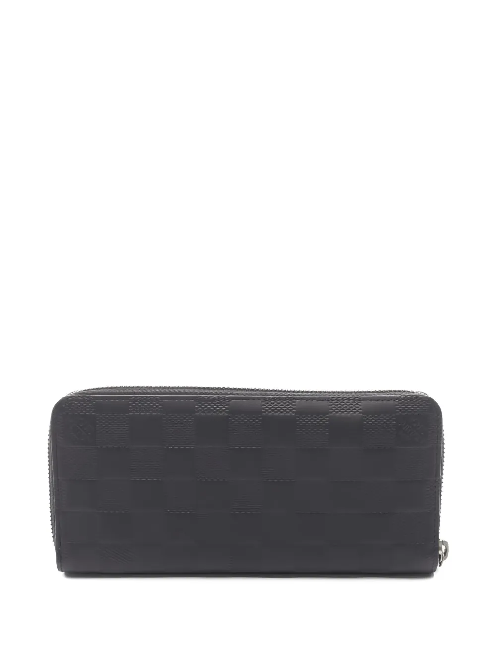 Louis Vuitton Pre-Owned 2021 ダミエ アンフィニ ジッピー 財布 - ブラック Louis Vuitton Pre-Owned 2021 ダミエ アンフィニ ジッピー 財布 - ブラック