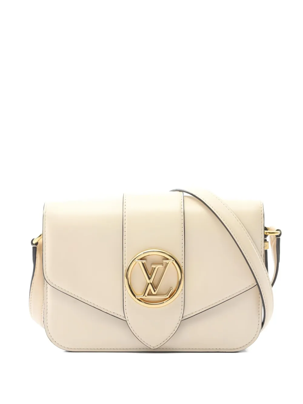 Pre-owned Louis Vuitton 2021s Lv Pont 9 Shoulder Bag In Neutral
