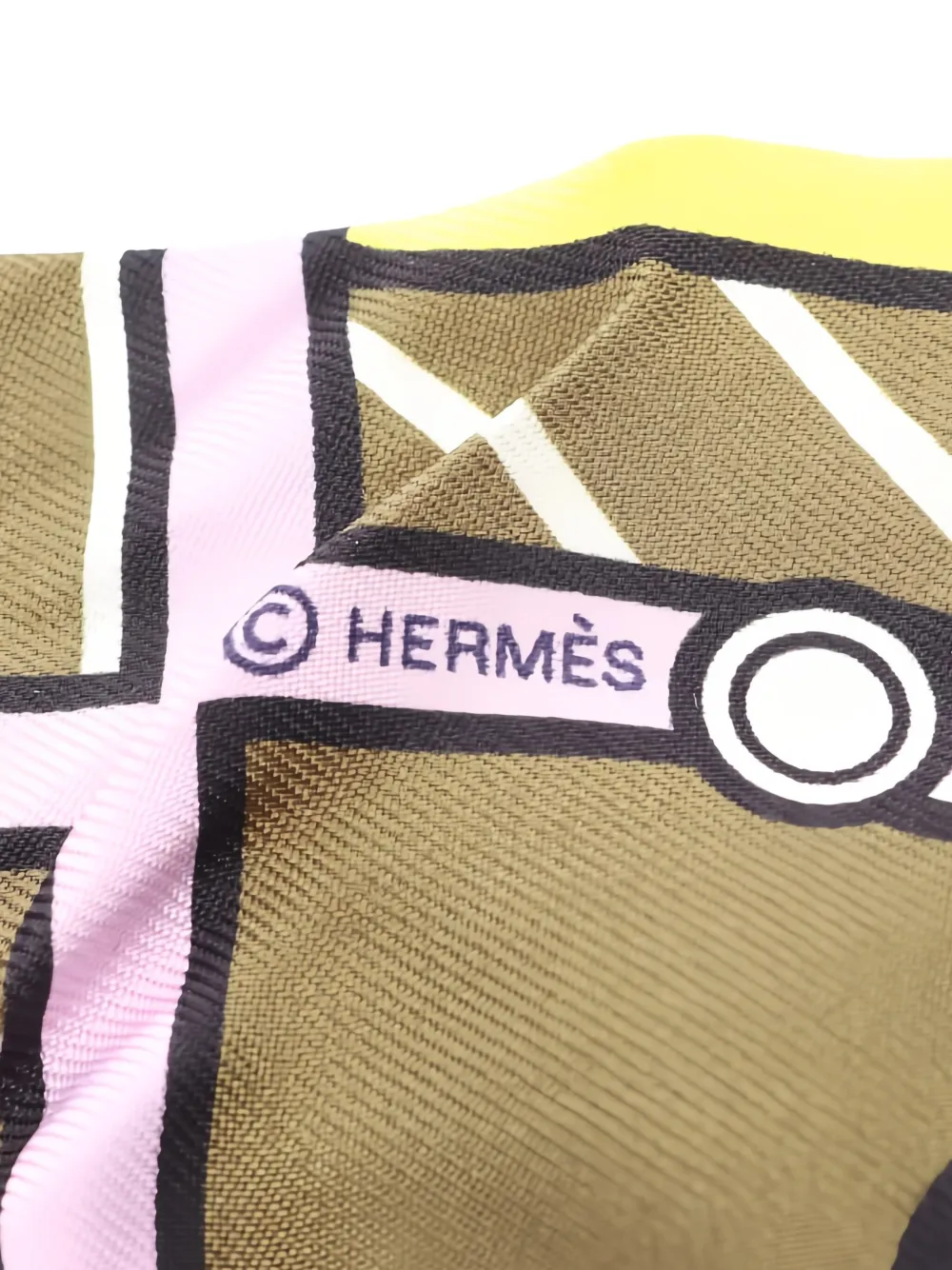 Hermès Pre-Owned 2000s Quadrige Bayadere scarf | Image 2