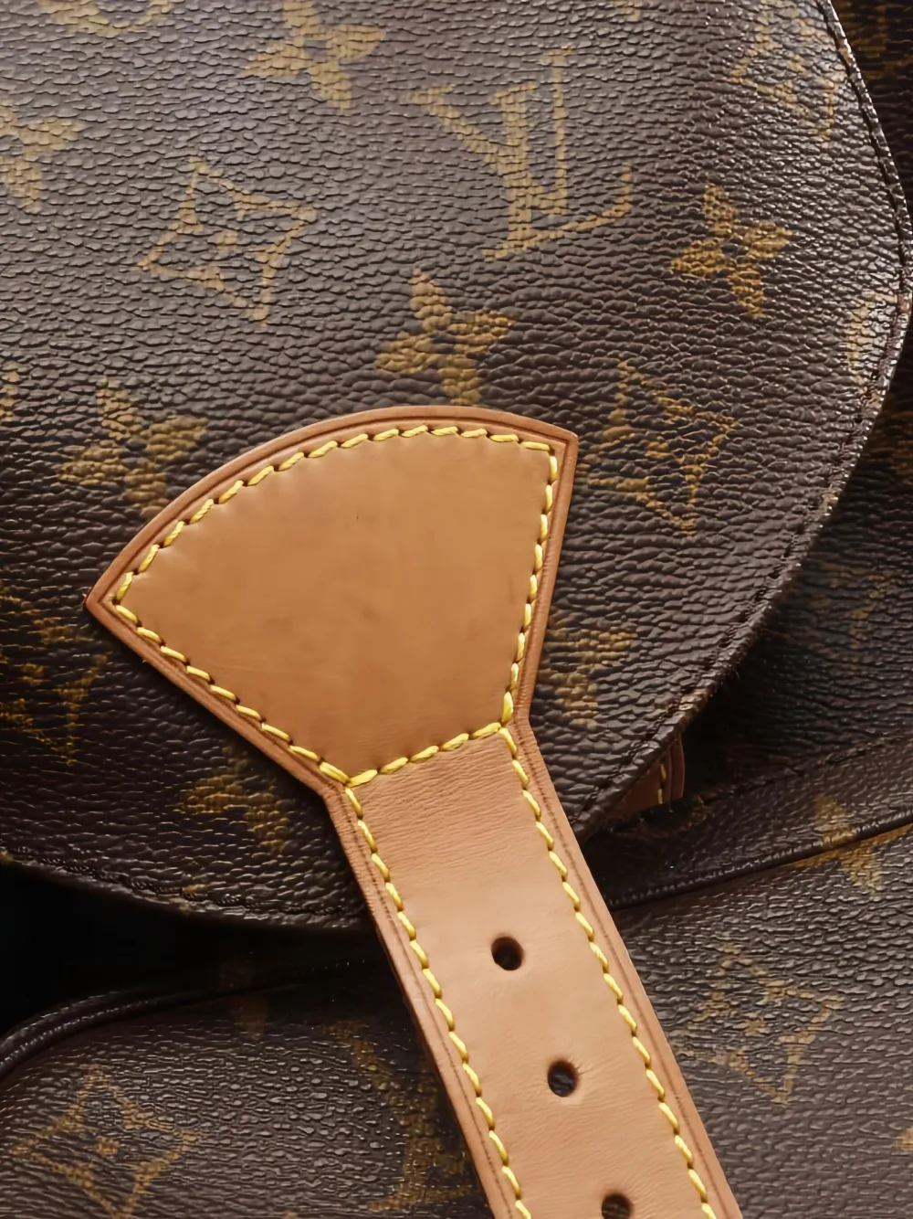 Pre-owned Louis Vuitton Monogram Buckle Backpack In Brown