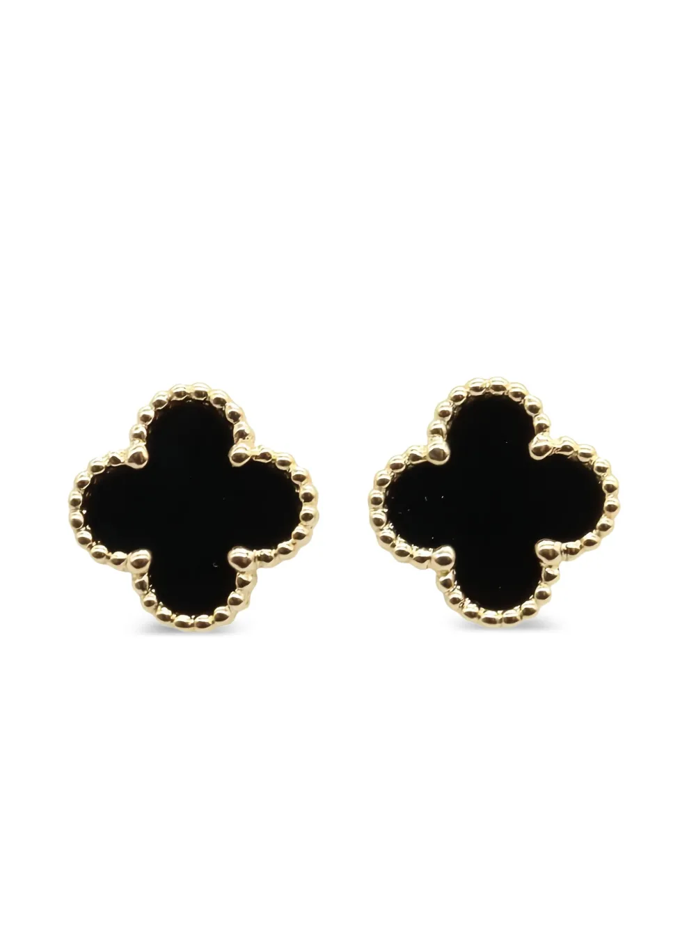 Van Cleef & Arpels Pre-Owned aretes Sweet Alhambra en oro amarillo de 18kt con ónix 2010 | dorado | Image 1