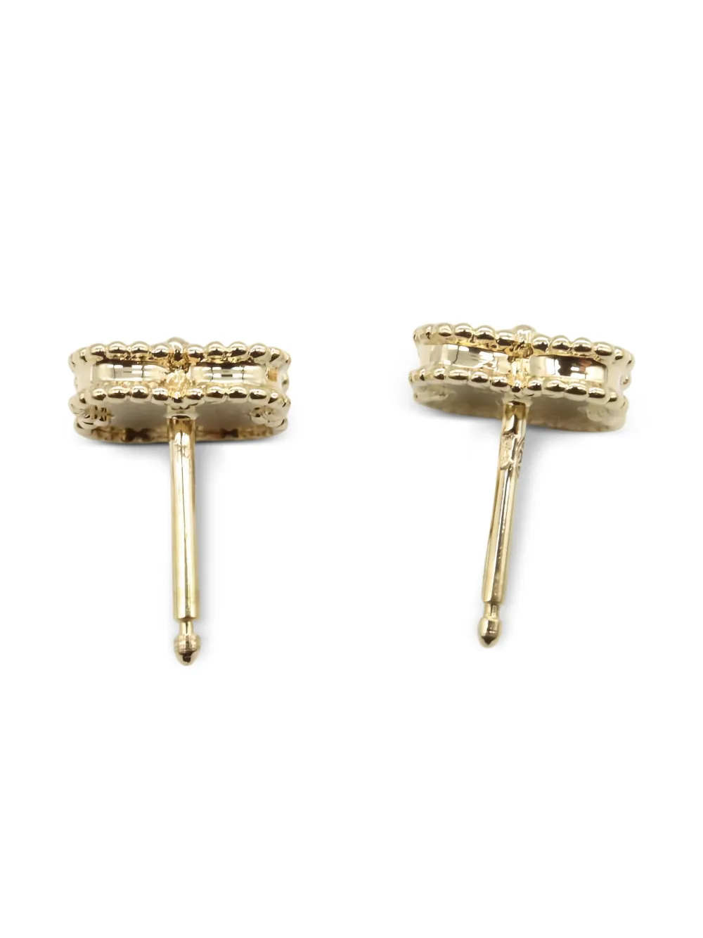 Van Cleef & Arpels Pre-Owned aretes Sweet Alhambra en oro amarillo de 18kt con ónix 2010 | Image 2