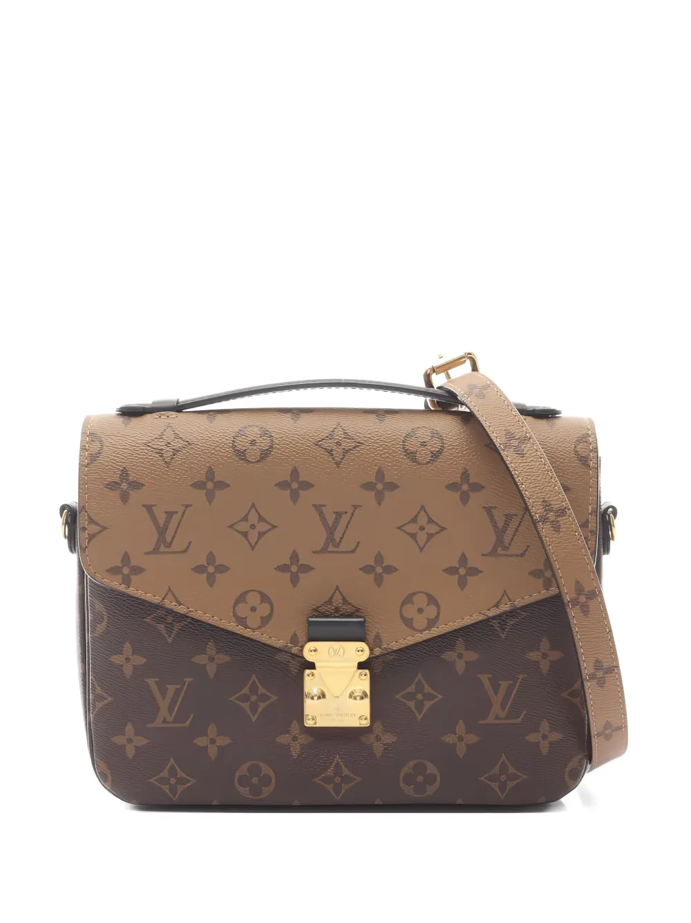 Louis Vuitton Pre-Owned 2020s モノグラム ポシェット メティス MM ハンドバッグ - ブラウン Louis Vuitton Pre-Owned 2020s モノグラム ポシェット メティス MM ハンドバッグ - ブラウン