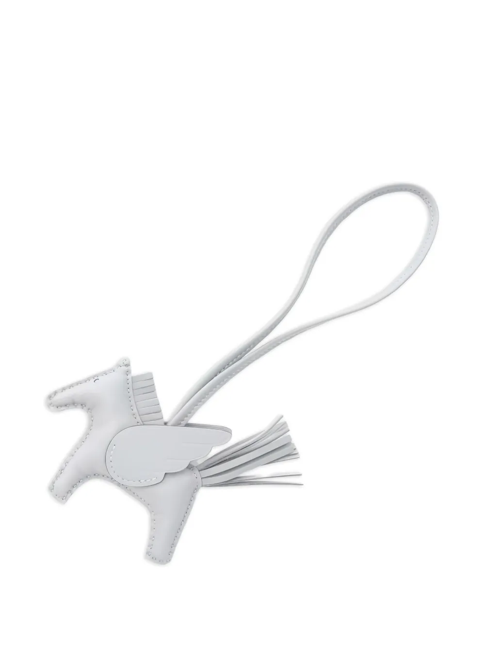 Hermès Pre-Owned 2025Rodeo Pegasus PM tassel bag charm | Grey | Image 1