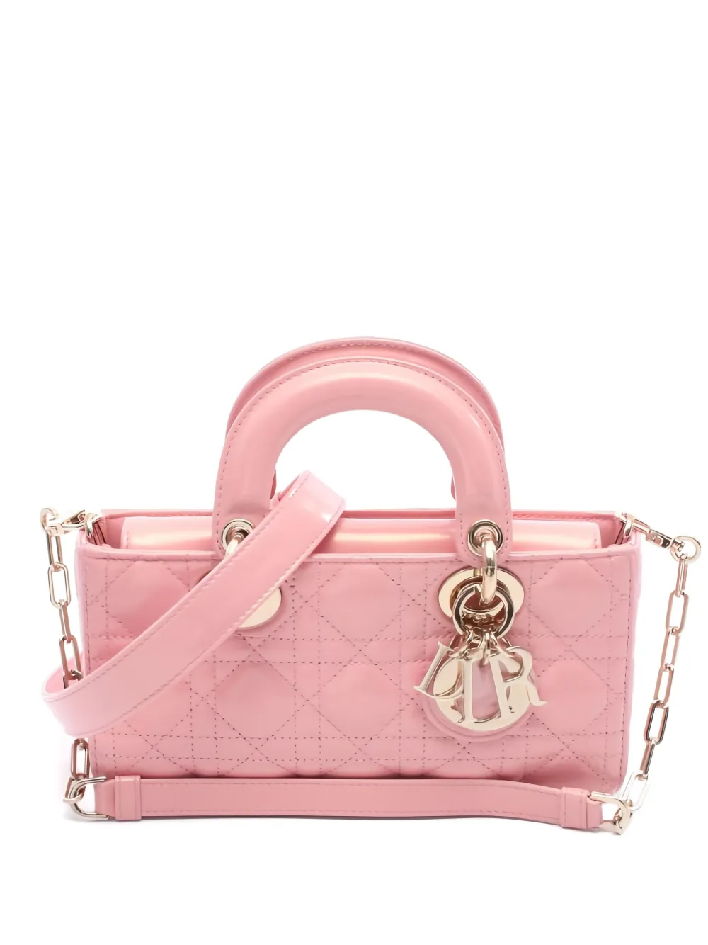 Christian Dior Pre-Owned 2010s レディ D-Joy ハンドバッグ - ピンク