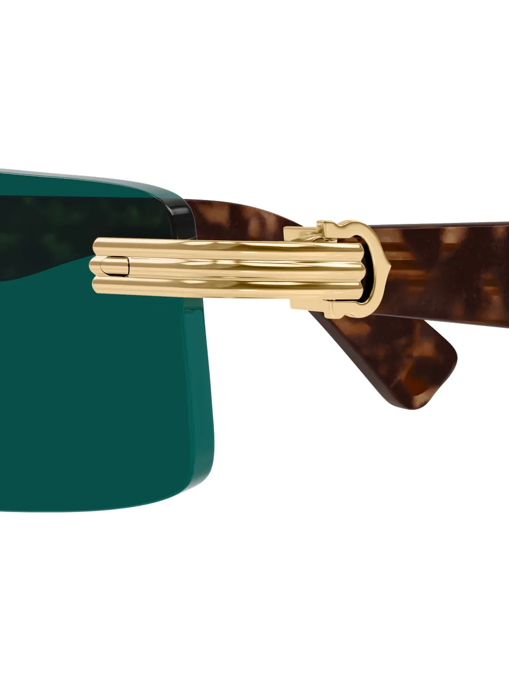 Cartier Eyewear Zonnebril met randloze montuur Goud