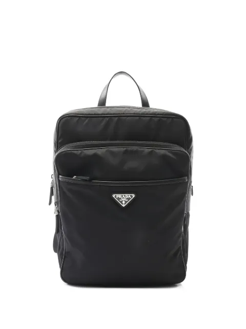 Prada Pre-Owned 2010s saffiano-leather backpack 