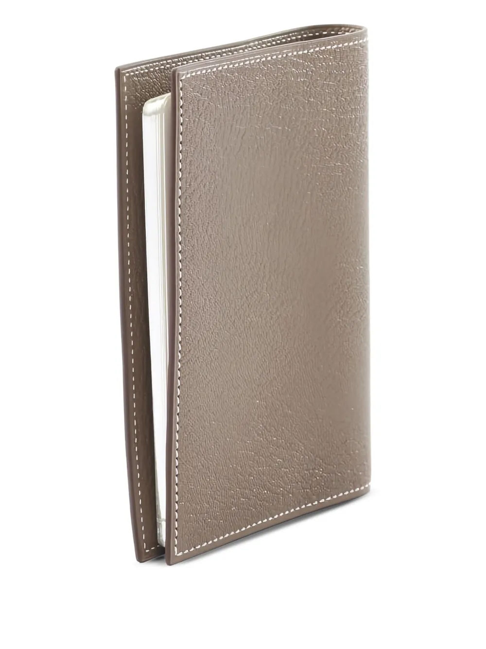 Hermès Pre-Owned protège-carnet à coutures contrastantes (2023) | Image 2
