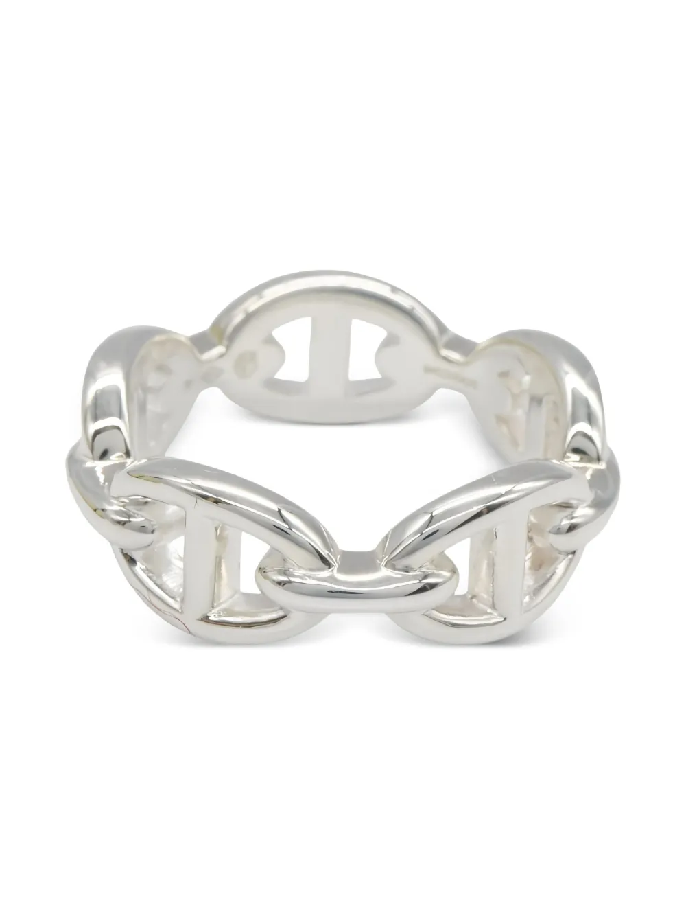 Hermès Pre-Owned 2020s Chaine D'Ancre ring | Men | Image 2