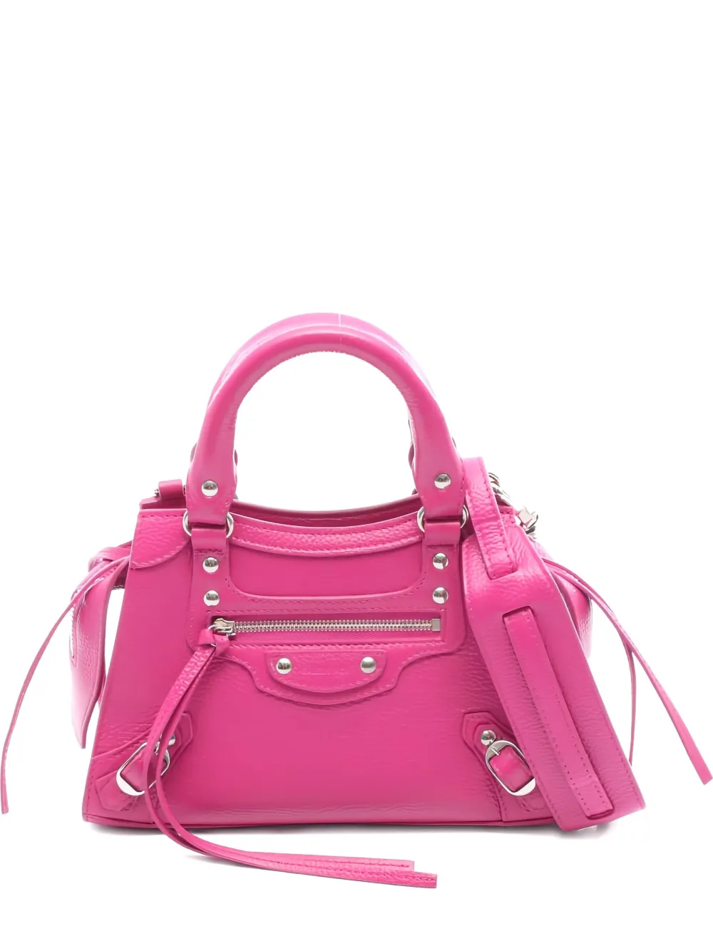 Balenciaga Pre-Owned braided handle nano handbag - Pink