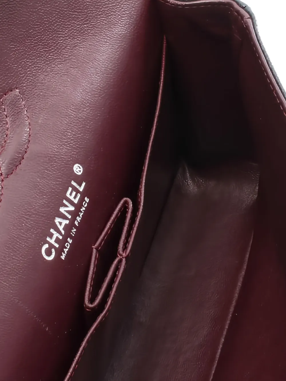 Pre-owned Chanel 2011 Matelassé W Flap Chain Shoulder Bag In Black