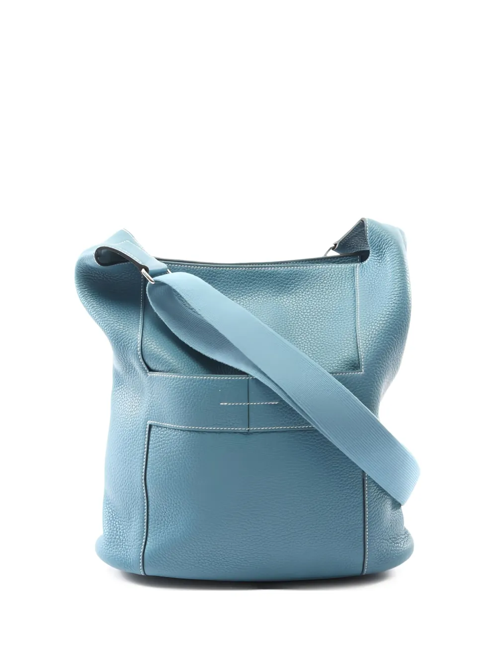 Hermès Pre-Owned Good News GM Clemence Leather Shoulder Bag 2011 | azul | Image 1