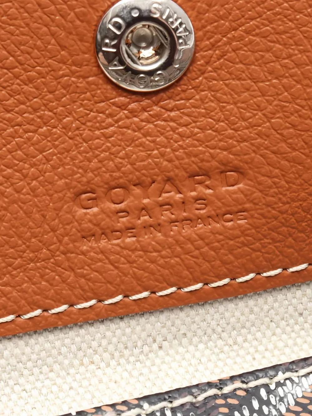 Pre-owned Goyard 2020 Saint Louis Pm Coated Canvas Tote Bag In Brown