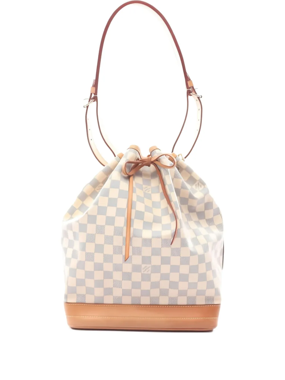Louis Vuitton Pre-Owned 2012 ノエ ダミエ アズール バケットバッグ - ニュートラル Louis Vuitton Pre-Owned 2012 ノエ ダミエ アズール バケットバッグ - ニュートラル