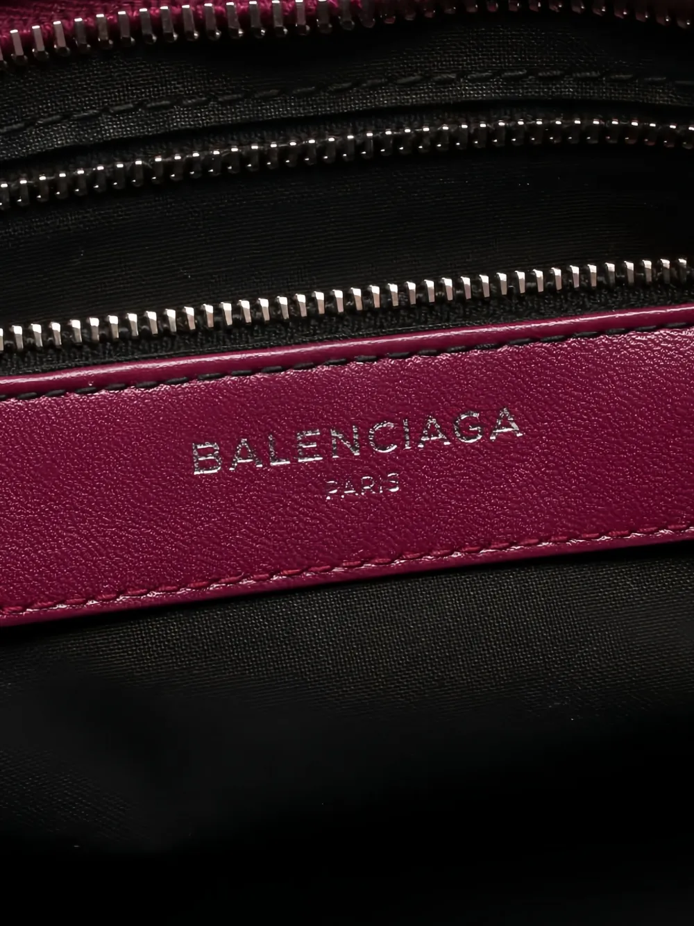 Pre-owned Balenciaga 2010s Le City Metallic Edge Tote Bag In Purple