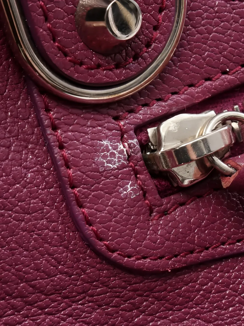 Pre-owned Balenciaga 2010s Le City Metallic Edge Tote Bag In Purple