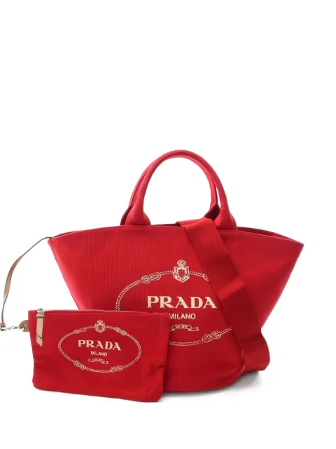 Prada Pre-Owned 2010s Tote Bag aus Canvas