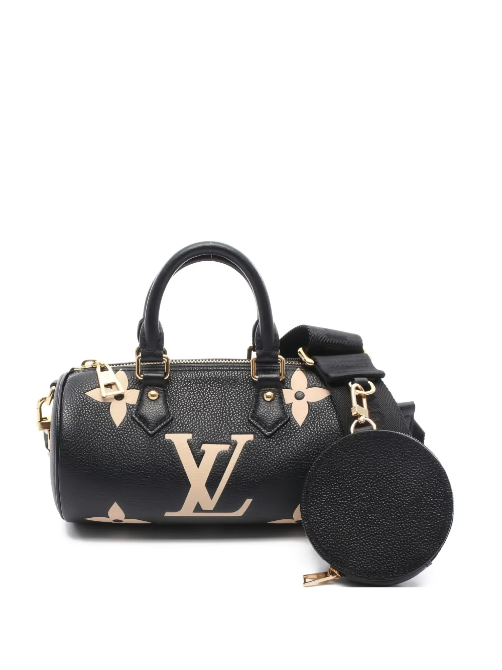 Pre-owned Louis Vuitton 2021s Papillon Bb Tote Bag In Black