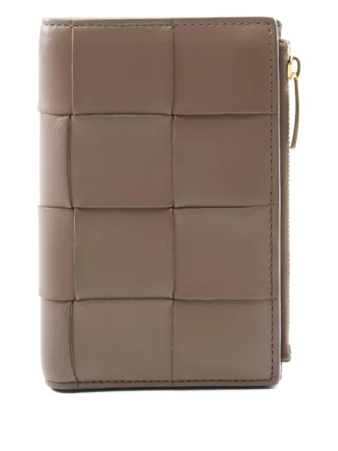 Bottega Veneta Pre-Owned 2000's Intrecciato Bi-fold leather wallet