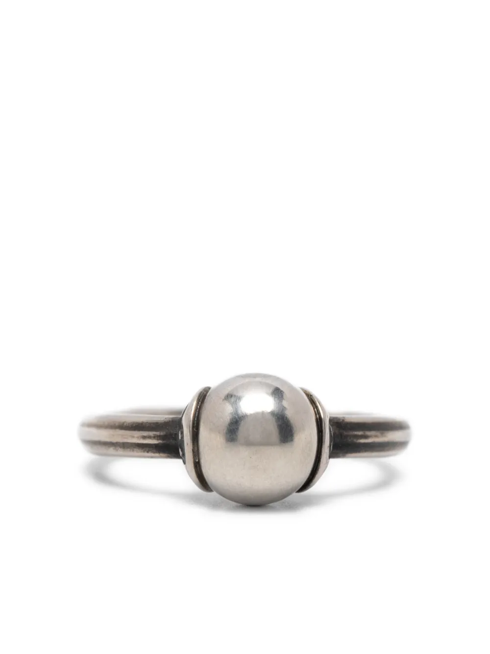  Werkstatt:münchen Symbol Pearl Ring - Silver 