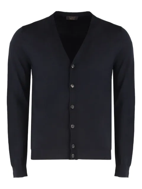 slowear button V-neck cardigan