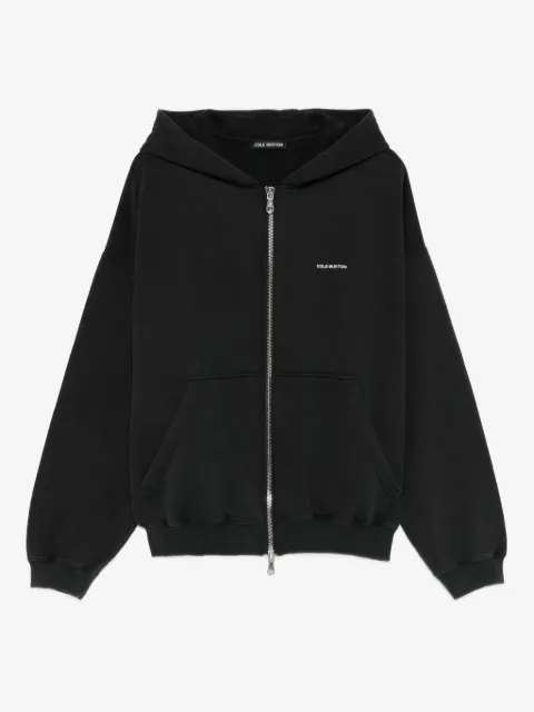 COLE BUXTON zip hooded knitwear