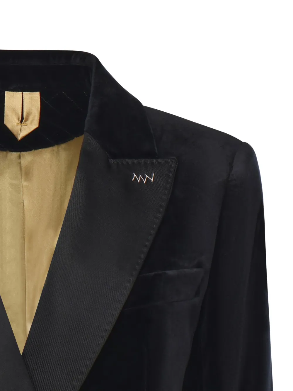 Max Mara Jack met dubbele rij knopen Zwart