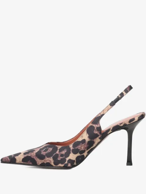 Giuliano Galiano 90 mm Holly slingback-pumps med spids tå