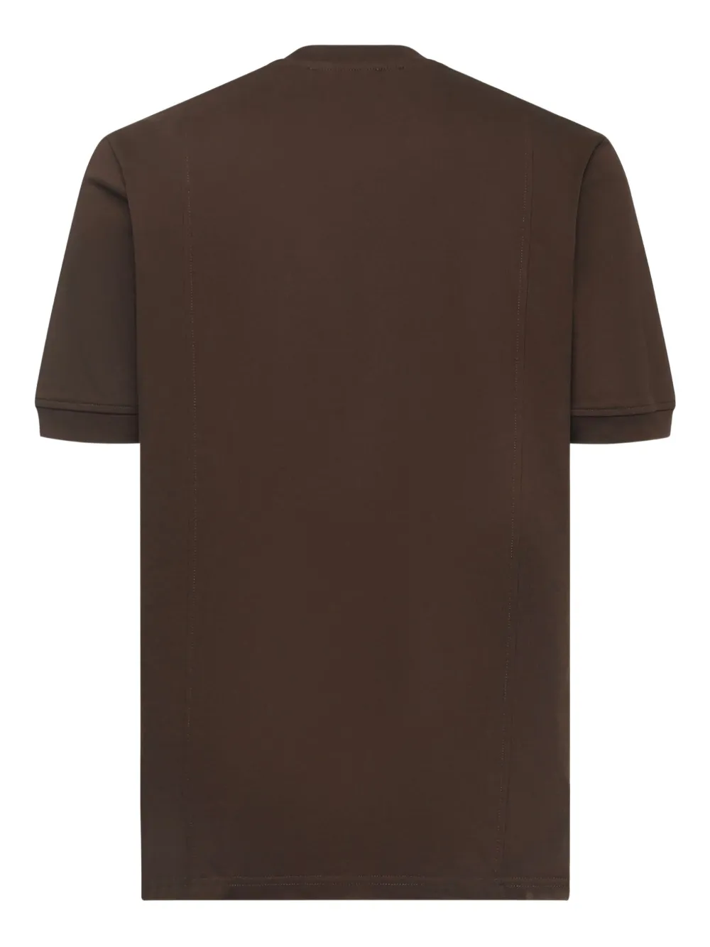 Giuliano Galiano Katoenen T-shirt met ronde hals - Bruin