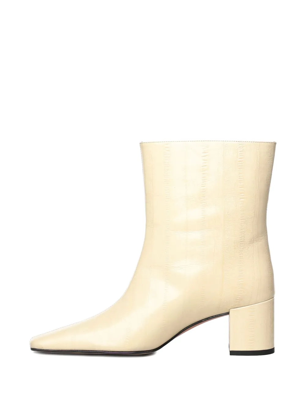 Giuliano Galiano 60 mm Stefy leren enkellaarzen Beige