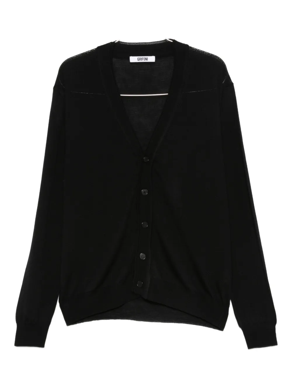 Grifoni V-neck buttoned cardigan | noir | Image 1