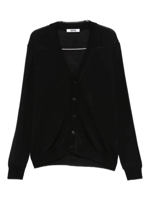 Grifoni V-neck buttoned cardigan