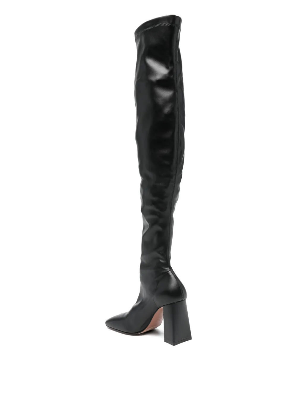 Castagna Laurene Square-toe Boots In Black