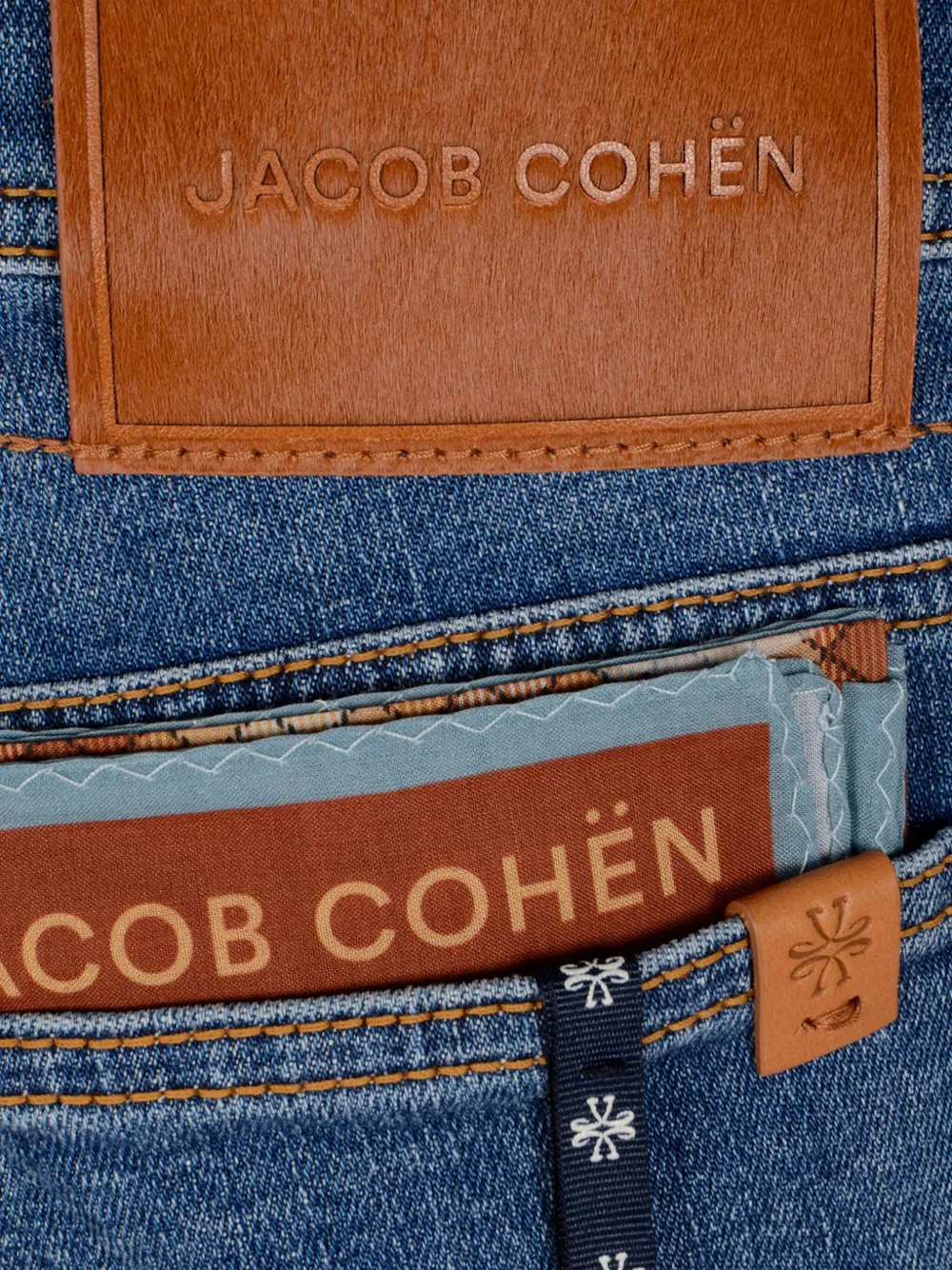 Jacob Cohën Jeans met knopen Blauw