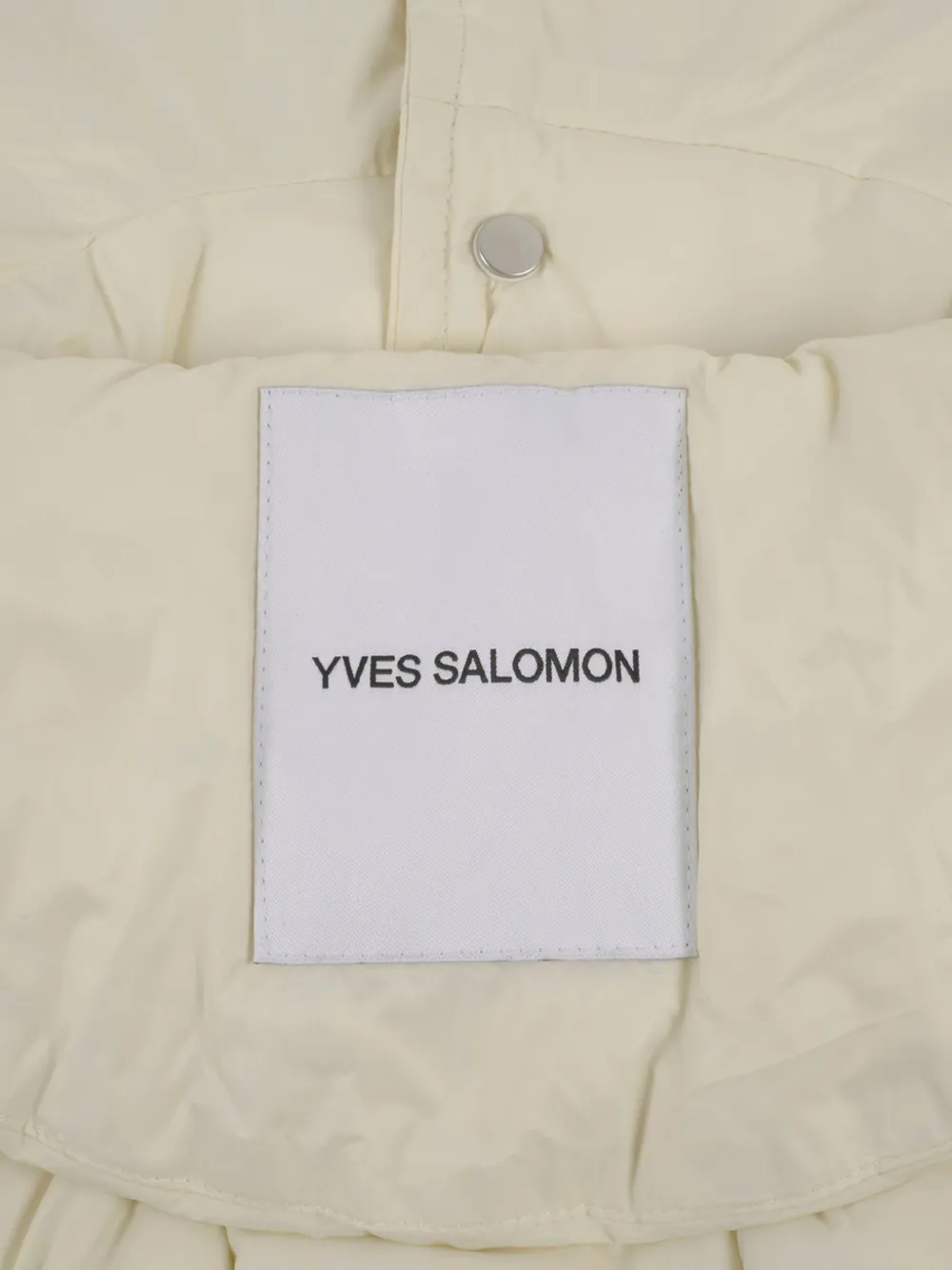 Yves Salomon gewatteerde hoed - Beige
