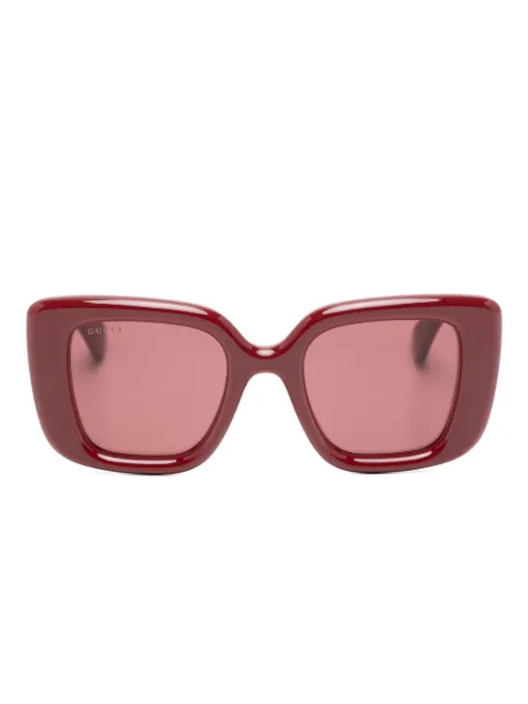 Gucci Eyewear lentes de sol con armazón rectangular