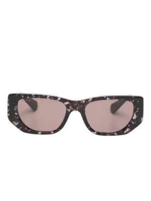 Gucci Eyewear スクエアフレーム サングラス | パープル | FARFETCH JP