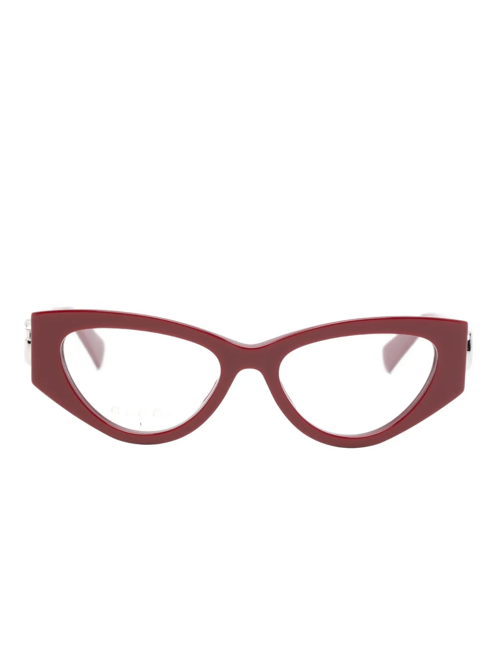 Gucci Eyewear cat eye-frame glasses - Rosso
