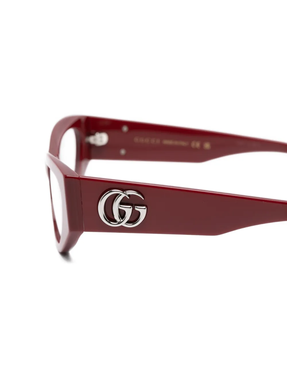 Gucci Eyewear Bril met cat-eye montuur Rood