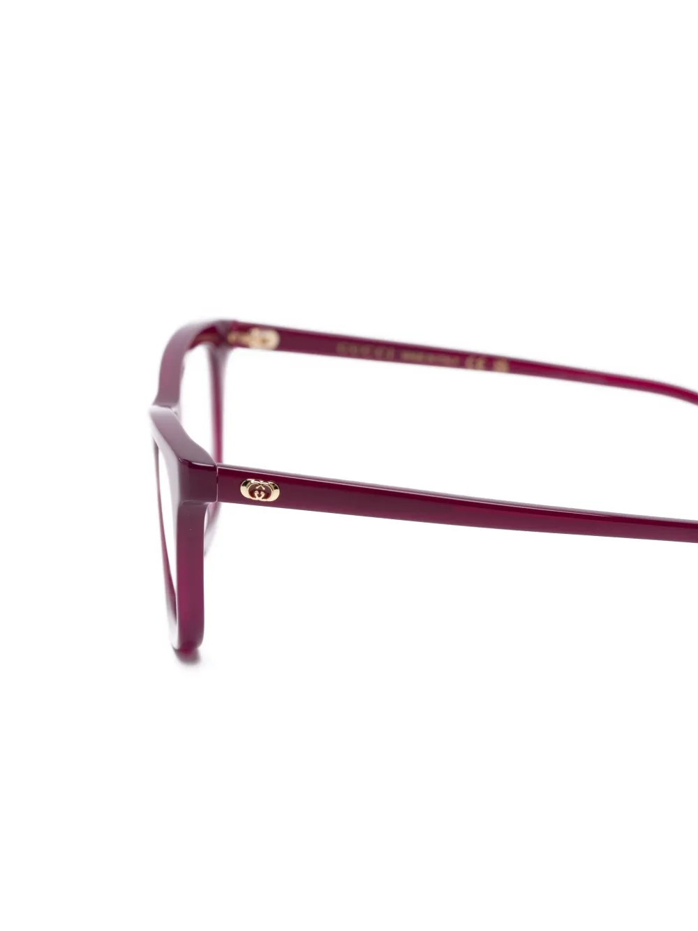 Gucci Eyewear Bril met geometrisch montuur Paars
