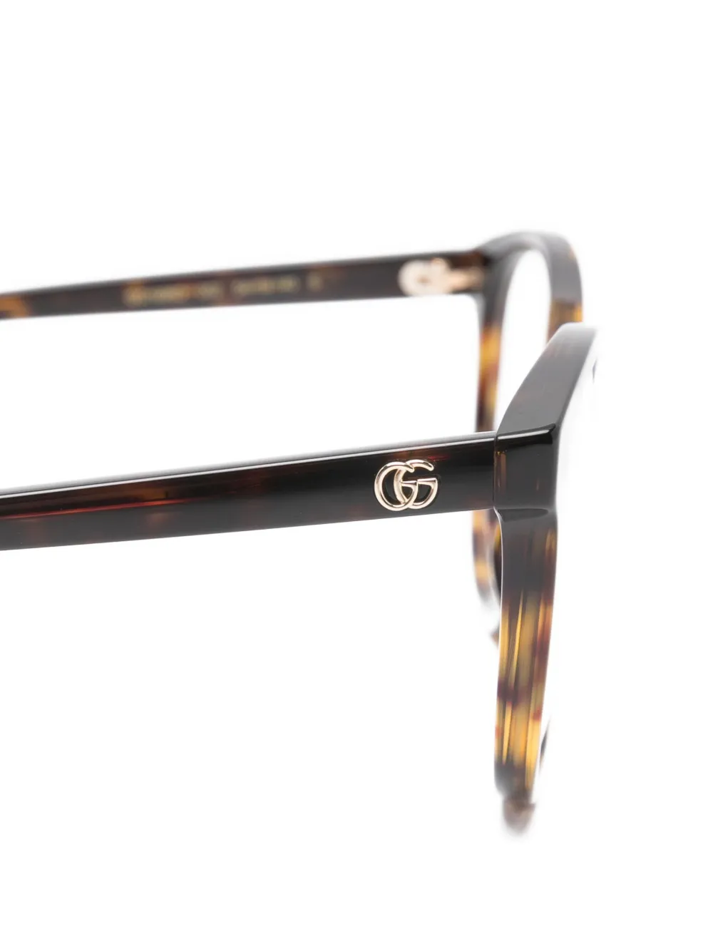 Gucci Eyewear Bril met ovaal montuur Bruin