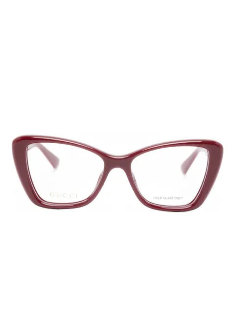 Gucci Eyewear cat-eye logo glasses