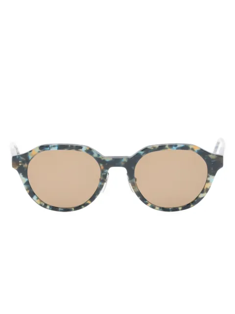 Thom Browne Eyewear نظارة شمس بإطار بيضاوي