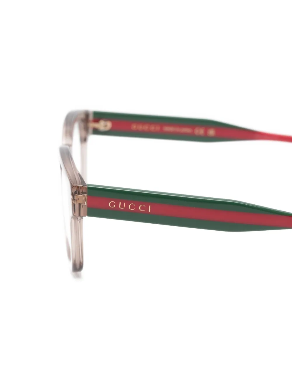Gucci Eyewear Bril met vierkant montuur Roze