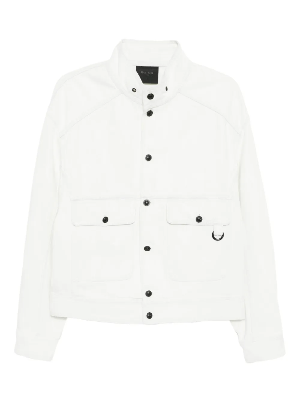 Team Wang Design Denim Jacket In White