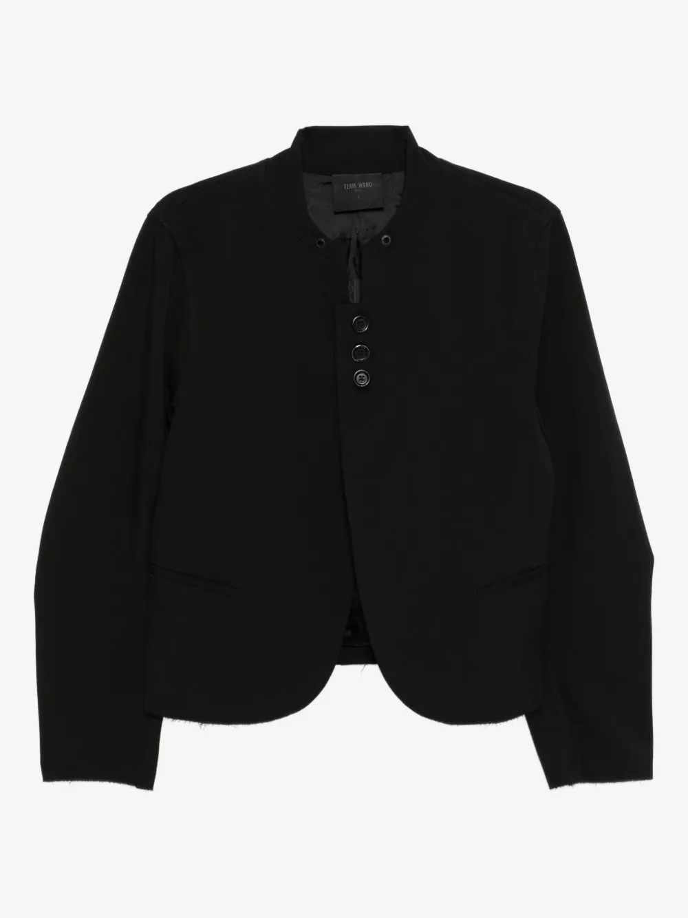 TEAM WANG design stand-collar blazer | Black | Image 1