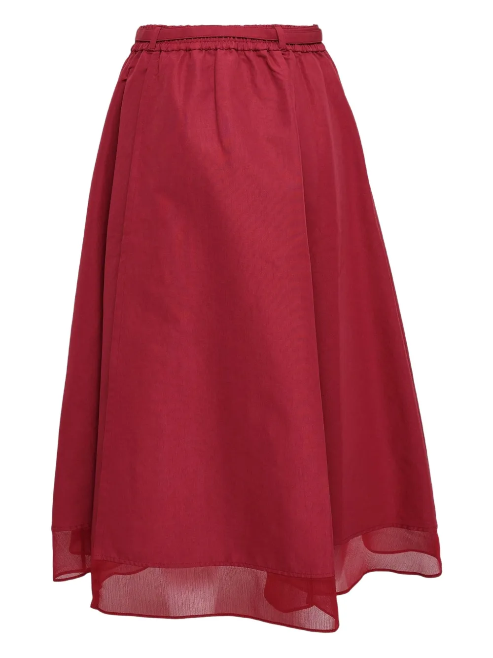 3.1 Phillip Lim jupe mi-longue à détails de boucles | rouge | Image 1